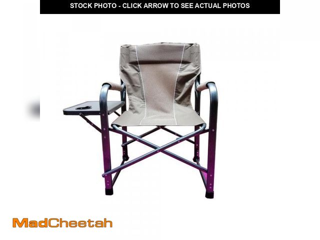 Lot 74-12424601 - Caribbean Tropics Coffee Color, Folding Director Chair - UNUSED