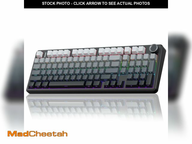 Lot 74-14264703 - AULA F99 Pro Wireless Mechanical Keyboard with Knob,Gasket Structure,Tri-Mode BT5.0/USB-C/2.4GHz Hot...