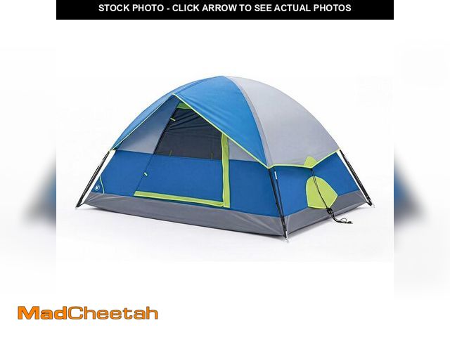 Lot 74-14348923 - NEWBULIG 2-4 Person Camping Tent, Lightweight 5 Min Easy Setup, Waterproof Windproof Dome Tent with ...