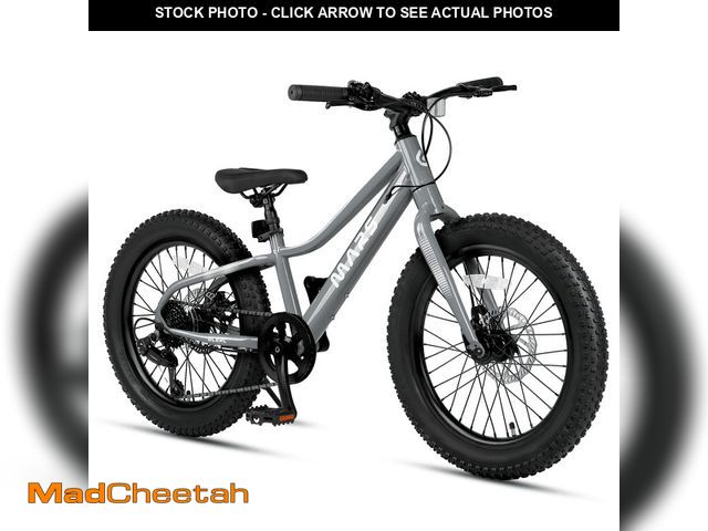 Lot 74-12725242 - Glerc Mars Kids Mountain Bike, 24 Inch Fat Tire Bike for Teen Ages 8-14 Year Old, Bicycle with 2.8-I...