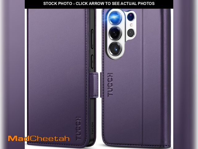 Lot 74-14214541 - TUCCH Wallet Case for Galaxy S26 Ultra, Stand RFID Blocking 4 Card Holder, [TPU Shockproof Interior ...