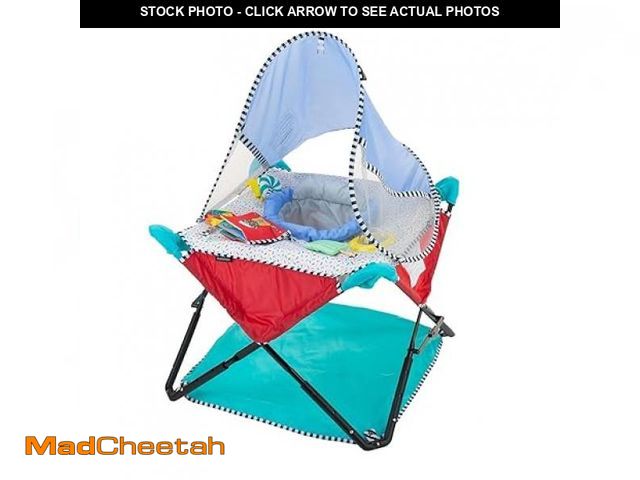Lot 74-12136831 - Bright Starts, Pop 'N Jump Portable Baby Activity Center, Indoor Outdoor Use, Lightweight, Carrying ...