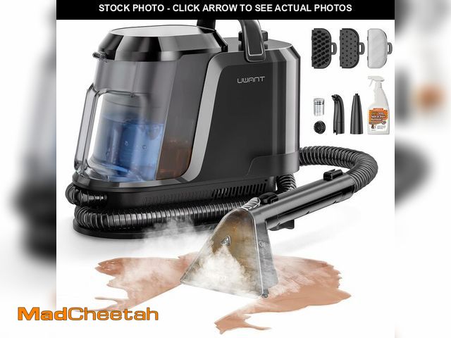 Lot 74-13955550 - Uwant Compact Carpet Cleaner Machine 18Kpa Suction Portable 2in1 Fabric Cleaning Solution Coral Pink...