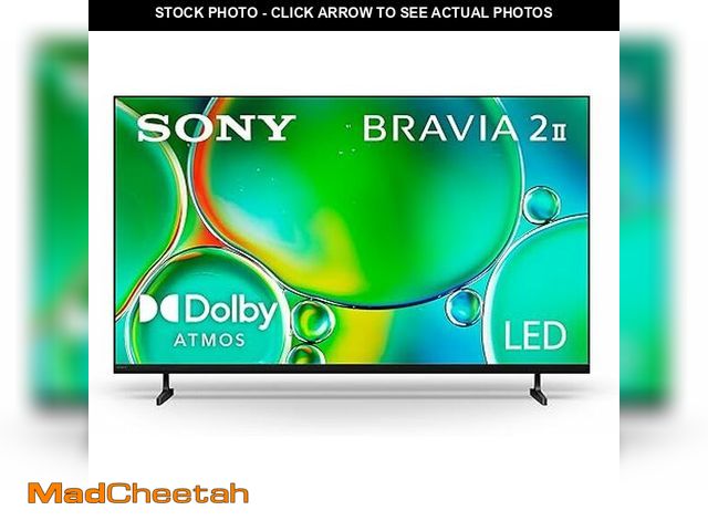 Lot 74-12570601 - (MISSING SOUNDBAR,SUBWOOFER) Sony BRAVIA 2 II 43 Inch 4K Ultra HD LED Smart TV with Google TV and Ex...