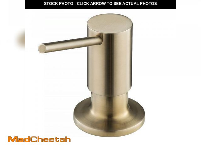 Lot 74-12308983 - KRAUS Kitchen Soap and Lotion Dispenser in Brushed Brass, KSD-41BB - USED
