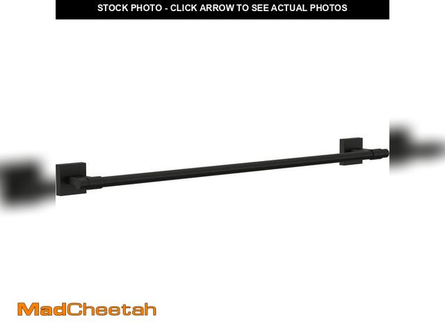 Lot 74-13038420 - Franklin Brass Maxted 24 in. Wall Mount Towel Bar Bath Hardware Accessory in Matte Black - UNUSED