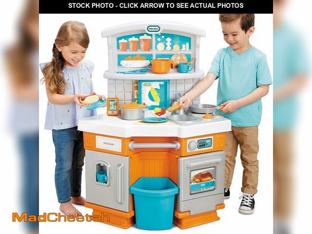 Lot 74-14348853 - Little Tikes Home Grown Kitchen - Role Play Realistic Kitchen Real Cooking &amp; Water Boiling Sound...