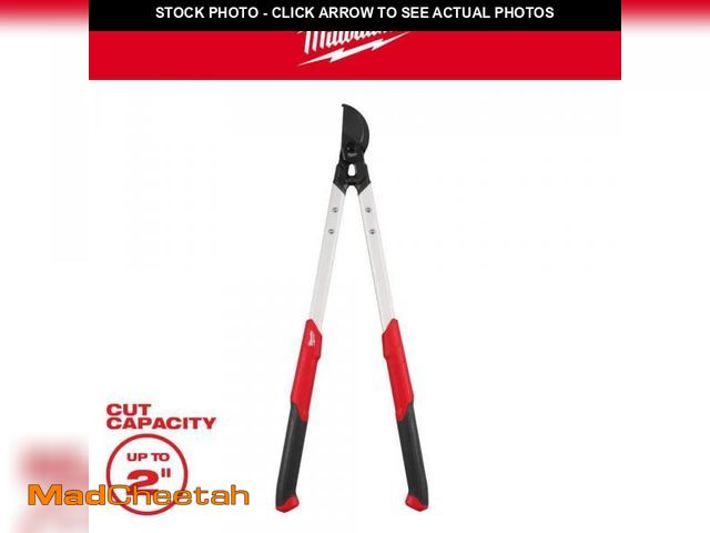 Lot 74-12529595 - Milwaukee 2 in. Cut Capacity High Carbon Steel Blade, 32 in. Bypass Lopper with Dual-Position Grips ...