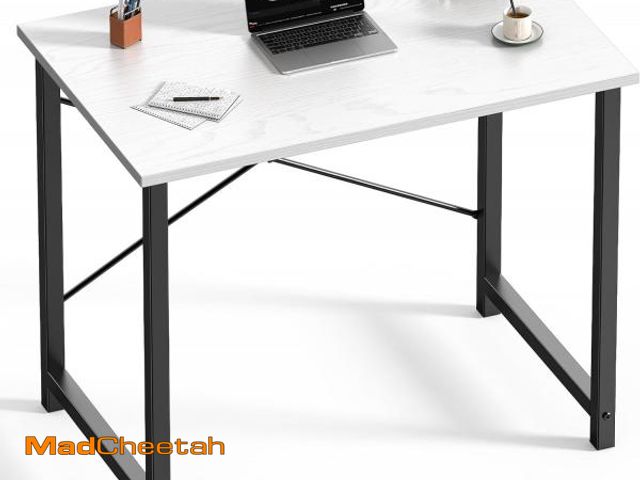Lot 74-12136893 - DUMOS 32 Inch Office Small Computer Desk Modern Simple Style Writing Study Work Table for Home Bedro...