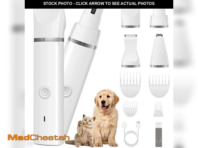 Lot 74-12222017 - Veeconn Dog Clippers Grooming Kit Hair Clipper-Low Noise Paw Trimmer- Rechargeable - Cordless Quiet ...