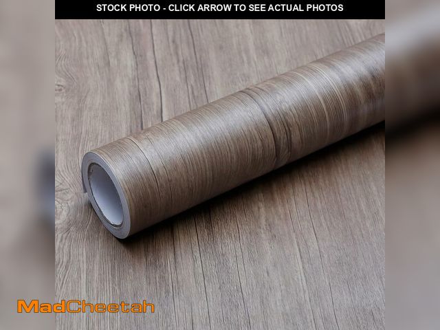 Lot 74-13040119 - FEILAYS Peel and Stick Wallpaper Wood Contact Paper Decorative Self-Adhesive Film for Surfaces Easy ...