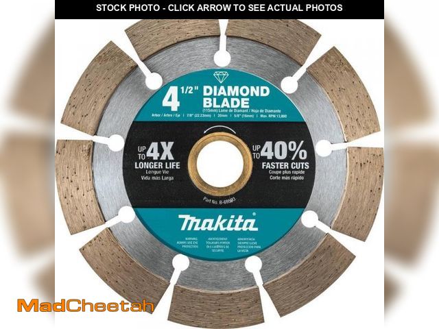 Lot 74-10030288 - Makita 4.5 in. Segmented Rim Diamond Blade for General Purpose - UNUSED