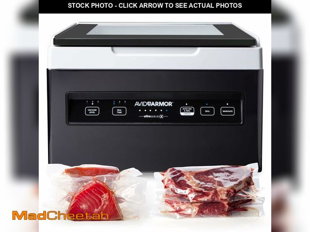 Lot 74-13563700 - Avid Armor Chamber Vacuum Sealer Machine USVX Ultra Series 10" Seal Bar for Liquid-Rich Wet Foods, C...