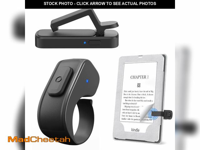Lot 74-14338097 - Page Turner Ring for Kindle,Remote Control for iPhone iPad Android Tablets E-Readers,Clicker Page Tu...