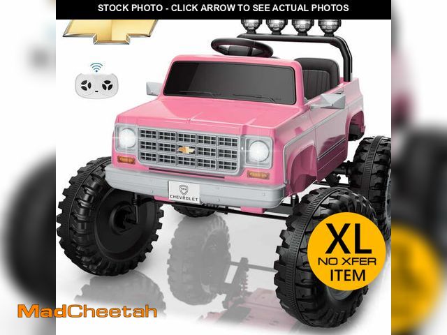 Lot 74-12548772 - Chevrolet Cheyenne 24V 7Ah Kids Ride on Car, Wisairt 2 Seater Battery Powered Electric Vehicle w/ Re...