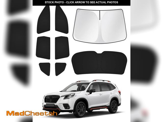 Lot 74-12434117 - Canvcle Sunshades for 2019-2024 Subaru Forester Accessories Windshield Sun Shade Side Rear Window Sh...