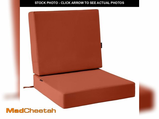 Lot 74-14208530 - Favoyard Deep Seat Patio Cushion Set 19 x 19 Inch Waterproof Outdoor Chair Cushions for Patio Furnit...