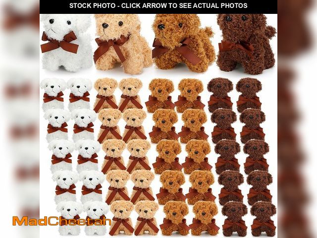 Lot 74-14281125 - Liliful 80 Pcs 5 Inches Valentines Mini Plush Dogs Small Stuffed Dog Bulk Plush Toy Adopt a Dog Part...