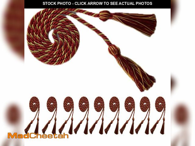 Lot 74-14293328 - 10Pcs Graduation Cords Multi Color Braided Gradution Honor Cords with Tassel for High School Bachelo...