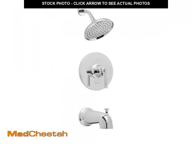 Lot 74-12090304 - Glacier Bay Oswell Single Handle 1-Spray Tub and Shower Faucet 1.8 GPM in Chrome (Valve Included) - ...