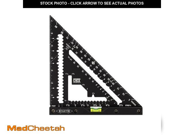 Lot 74-14559281 - Stiletto 7 in. Carpenter Square with Level - UNUSED