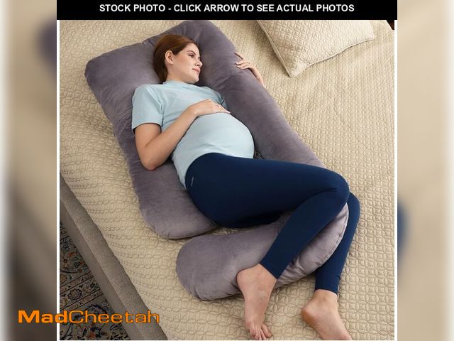 Lot 74-14078782 - RELY+ Gynaecologist ENDORSED U Shaped Full Body Maternity Pillow for Sleeping - Unbreakable Zipper &...