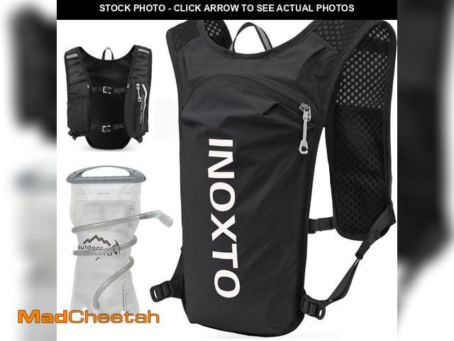 Lot 74-11413716 - INOXTO Running Hydration Vest Backpack,Lightweight Insulated Pack with 1.5L Water Bladder Bag Daypac...