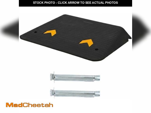 Lot 74-14349185 - 3.5" Rise Threshold Ramp Doorway, Rubber Power Wheelchair Ramp, 33000lbs Load Capacity, Non-Slip Sur...