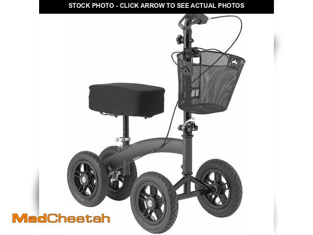 Lot 74-13041519 - Medline All-Terrain Knee Walker 10" Pneumatic Tires, 350 lbs. Capacity, Black ÃÂ¢Ã¢âÂ¬Ã¢â¬Â for...