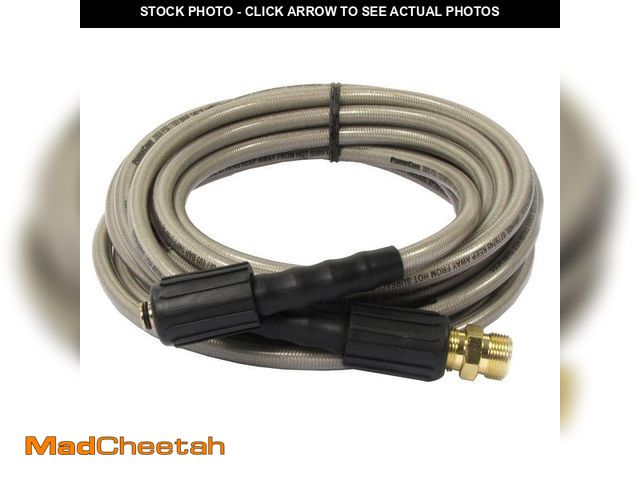 Lot 74-12776755 - Powercare 1/4 in. x 25 ft. Hose 3200 PSI compatible with Power Washer, Simpson, Ryobi, Westinghouse ...