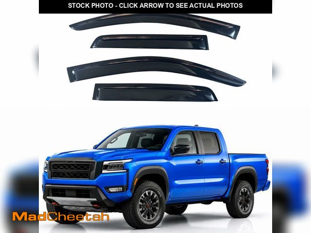 Lot 74-14281093 - IG Window Visors Fit for 2022-2026 Nissan Frontier Crew Cab, Out-Channel Rain Guards Vent Wind Defle...