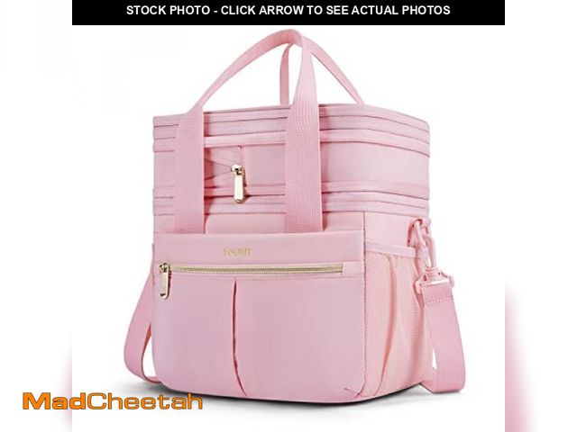 Lot 74-9630527 - TOURIT Lunch Box for Women Men Double Deck Insulated Lunch Bag Women Expandable Leakproof Reusable L...
