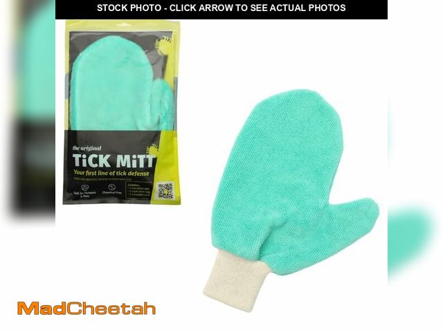 Lot 74-14065403 - TiCK MiTT Blue Protective Glove for Tick Removal from Pets &amp; Humans - Easy, Gentle, Chemical-Fre...
