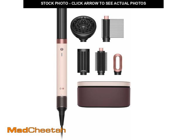 Lot 74-13679909 - Dyson Airwrap Co-anda2x Multi-Styler and Dryer Curly+Coily in Ceramic Pink and Rose Gold - USED