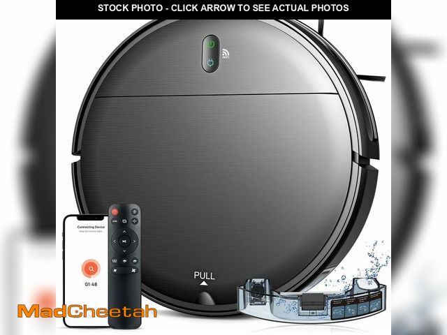 Lot 74-10903768 - MAMNV Robot Vacuum and Mop Combo, WiFi/App, Robotic Vacuum Cleaner with Schedule, 2 in 1 Mopping Rob...