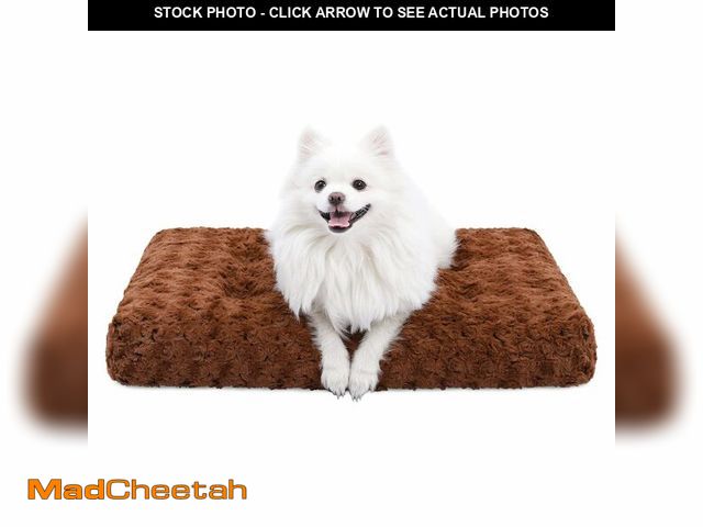Lot 74-13951492 - KSIIA Washable Dog Bed Deluxe Plush Dog Crate Beds Comfy Kennel Pad Anti-Slip Pet Sleeping Mat for L...