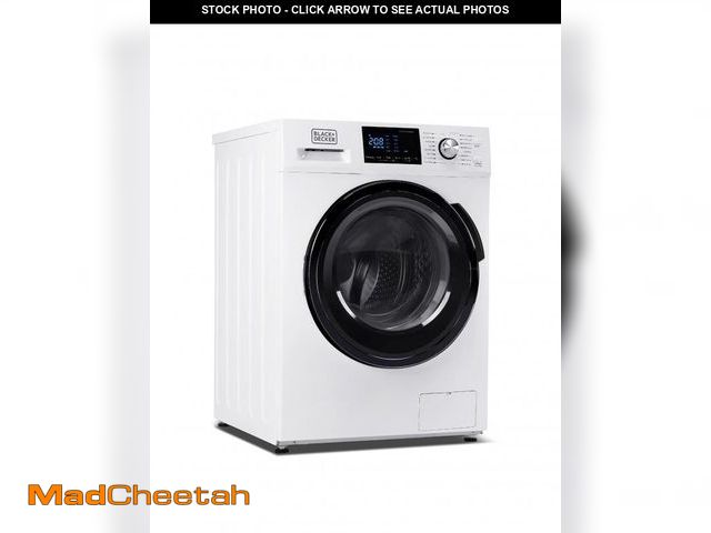 Lot 74-12394334 - BLACK+DECKER Washer and Dryer Combo, 2.7 Cu. Ft. All In One Washer and Dryer with LED Display &amp; ...