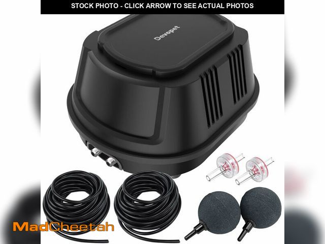 Lot 74-14379642 - Devopet Pond Aerators for Outdoor Koi Ponds, Air Pump for Pond up to 1800 Gallons, All-in-One Flow A...