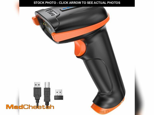 Lot 74-12706384 - Tera Barcode Scanner Wireless 1D Laser Cordless Barcode Reader with Battery Level Indicator, Versati...