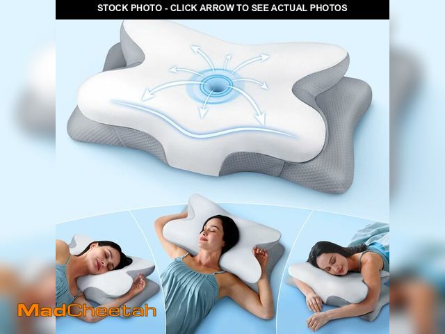 Lot 74-14266014 - Cozyplayer Effective Pain Relief Cervical Neck Pillow for Sleeping, Ergonomic Cooling Side Sleeper P...