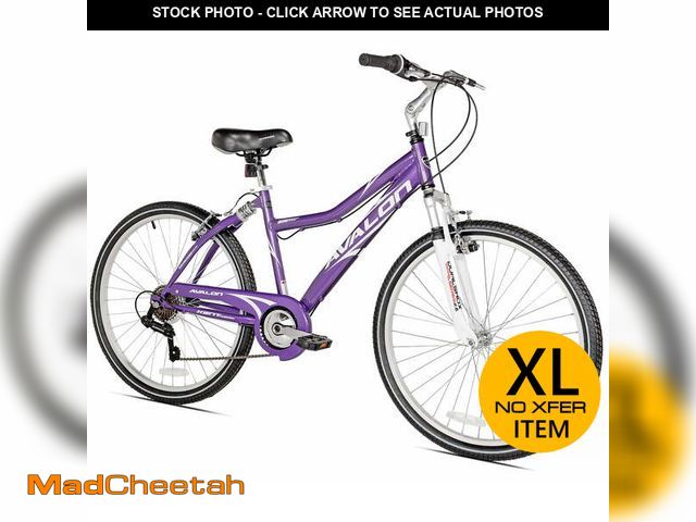Lot 74-12862804 - 26" Kent Bicycle Avalon Comfort Full Suspension Hybrid Bike, 26" Wheels, Adults 14+, Purple - USED