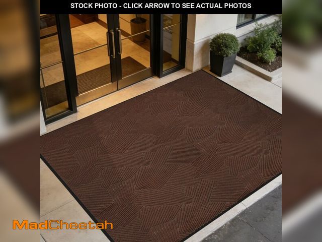 Lot 74-14284503 - BelleCosy 4Ã¢â¬Â² x 8Ã¢â¬Â² Low Profile Large Front Door Mat Indoor Outdoor, Non Slip Durable Comm...