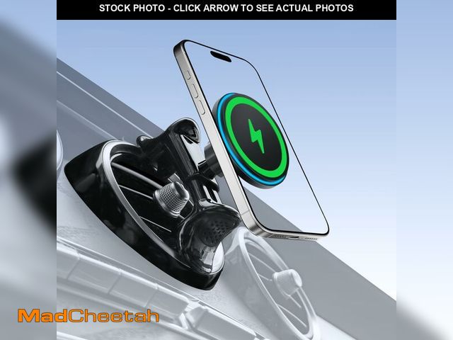 Lot 74-13571791 - MagSafe Car Mount for Mercedes-Benz [15W Wireless Charging], Round Air Vent Holder, Compatible with ...