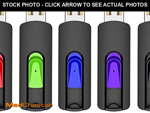 Lot 74-12441432 - RAOYI 5 Pack 64GB USB Flash Drive, USB 2.0 Memory Stick Thumb Drives Jump Drive Pen Drive for PC Lap...