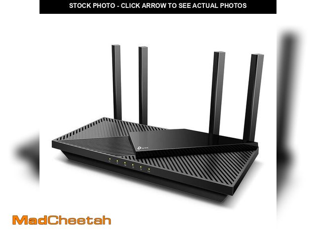 Lot 74-14591605 - TP-Link Dual-Band AX3000 Wi-Fi 6 Wireless Gigabit Internet Router for Home - USED
