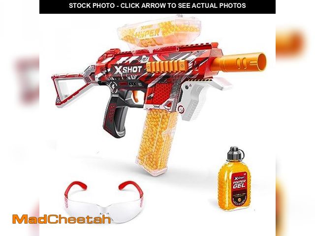 Lot 74-12528073 - XSHOT Hyper Gel Trace Fire Blaster, Semi and Fully Automatic Gel Blaster &amp; 10,000 Gellets, 600 C...
