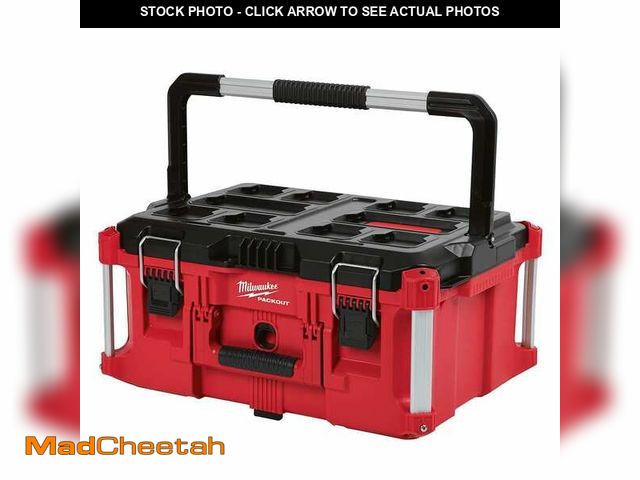 Lot 74-13045139 - Milwaukee PACKOUT 22 in. Large Portable Tool Box Fits Modular Storage System - UNUSED