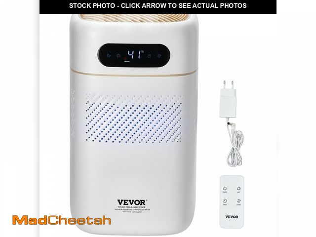 Lot 74-12684472 - VEVOR Evaporative Humidifier for Whole House up to 215 sqft, 480 ml/h Smart Cool Moisture Humidifier...