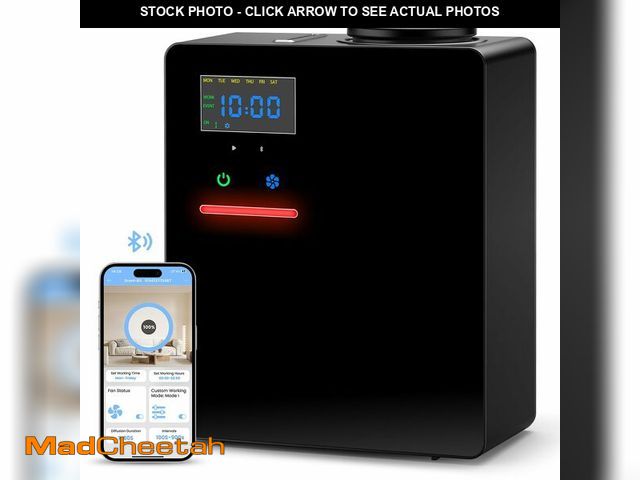 Lot 74-13631709 - Waterless Essential Oil Diffuser 5000 Sq.Ft Coverage for Large Home, Hotel, or Office, 200ml Cold Ai...