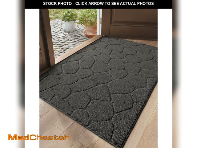 Lot 74-12806694 - DEXI Front Door Entryway Mat Non Slip, 32x48 Washable Inside Entrance for House Floor Low Profile, T...